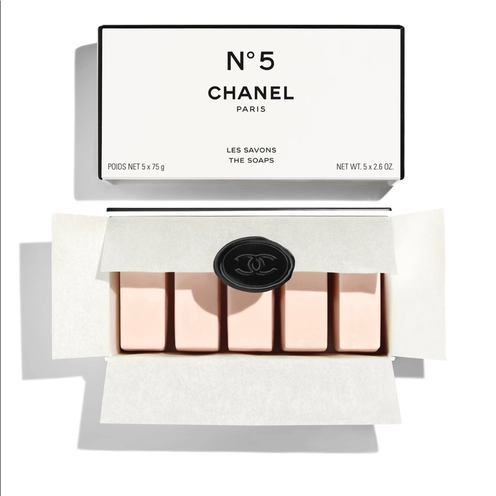Authentic - Chanel 5-pc N•5 Bath soap set